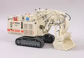 White RH 200 Terex Faceshovel